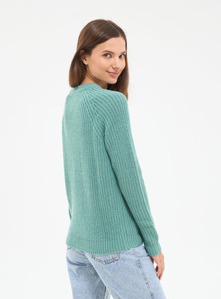 Maglia lavorata a costa inglese