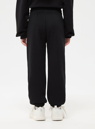 Pantaloni tuta in tessuto pesante tinta unita