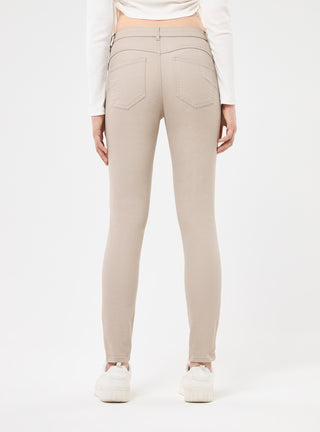 Pantaloni push up tinta unita