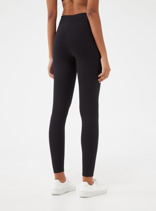 Leggings a vita alta in tessuto stretch