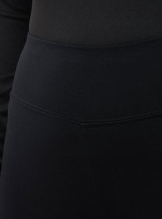 Leggings a vita alta in tessuto stretch