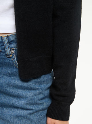 Cardigan aperto tinta unita