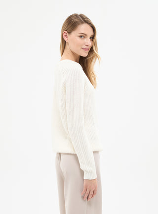 Maglia lavorata a costa inglese