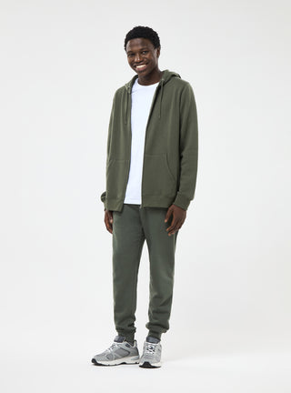 Felpa con cappuccio tinta unita