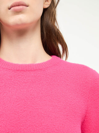 Maglia crop effetto pelo