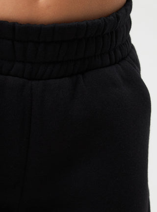 Pantaloni tuta in tessuto pesante tinta unita