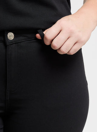 Pantaloni push up tinta unita