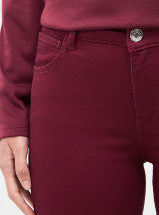 Pantaloni push up tinta unita