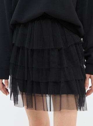 Gonna  a balze in tulle