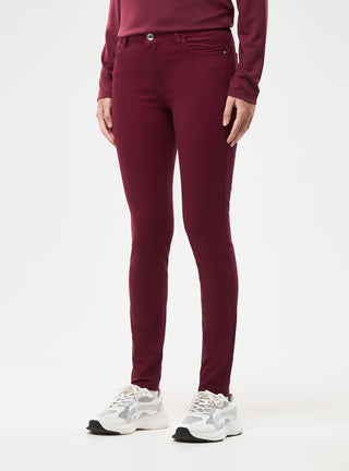 Pantaloni push up tinta unita