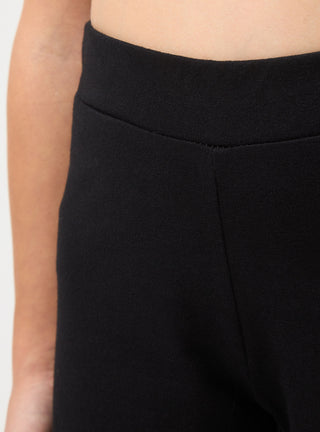 Leggings vita alta in tessuto pesante