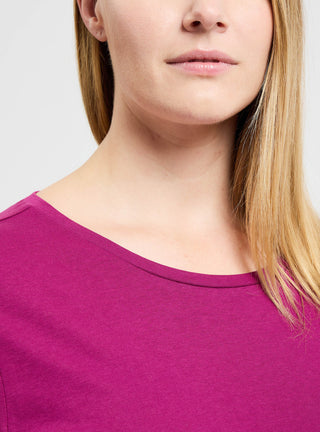 T-shirt girocollo tinta unita