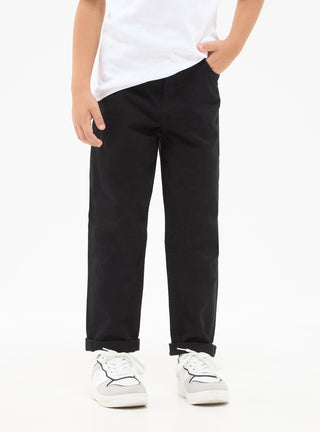 Pantaloni skinny tinta unita