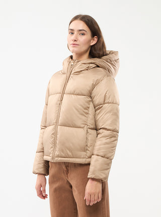 Giacca invernale imbottita puff con cappuccio