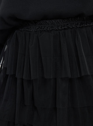 Gonna  a balze in tulle