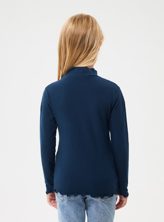 T-shirt a lupetto tinta unita