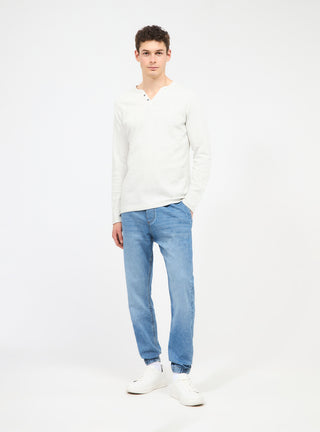 T-shirt serafino a tinta unita