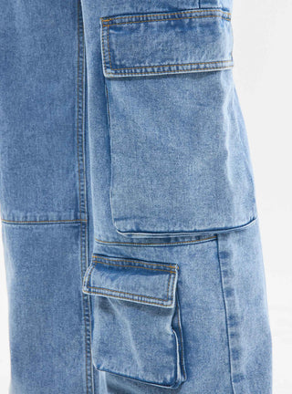 Jeans cargo con tasconi