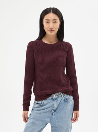 Maglia lavorata a costa inglese