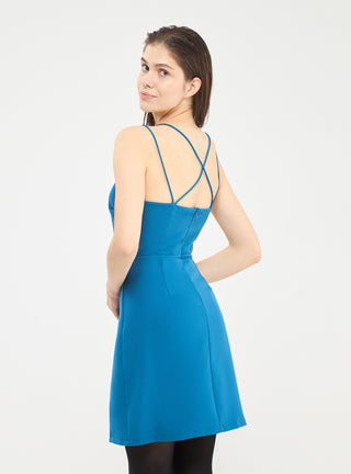 Abito tubino con bretelline