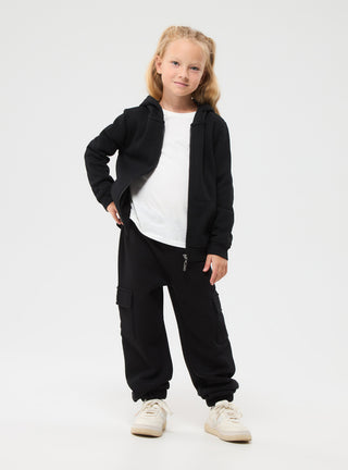 Pantaloni tuta cargo in cotone