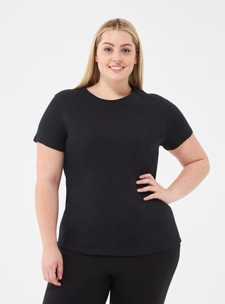 T-shirt girocollo basic tinta unita