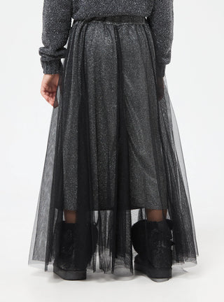 Gonna in tullluccicante