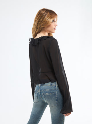 Blusa con rouches