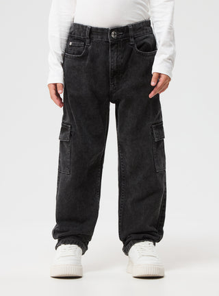 Jeans cargo wide leg