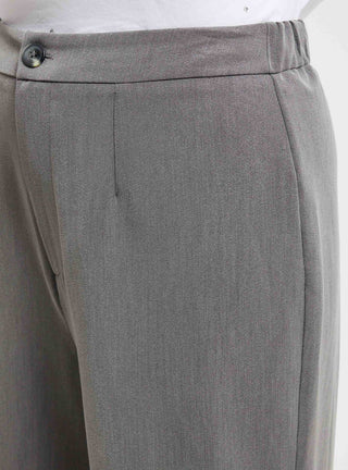 Pantaloni wide leg melange