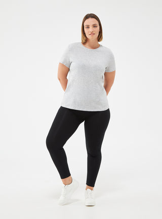 T-shirt girocollo basic tinta unita