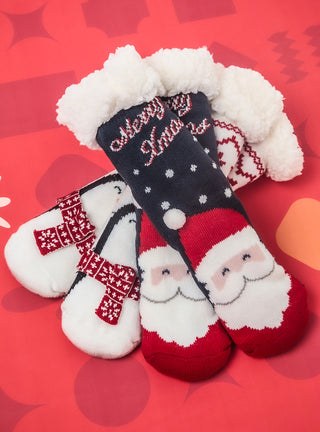 Calze imbottite natalizie