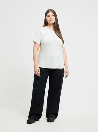 T-shirt girocollo tinta unita