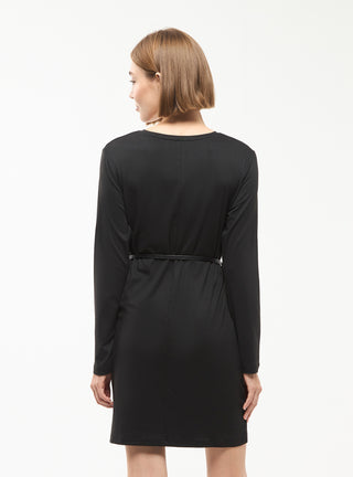 Vestito girocollo con cintura