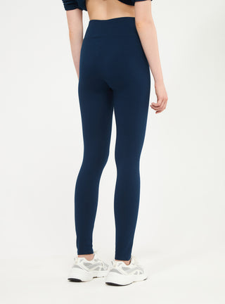 Leggings a vita alta in tessuto stretch