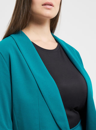 Giacca aperta con maniche arricciate