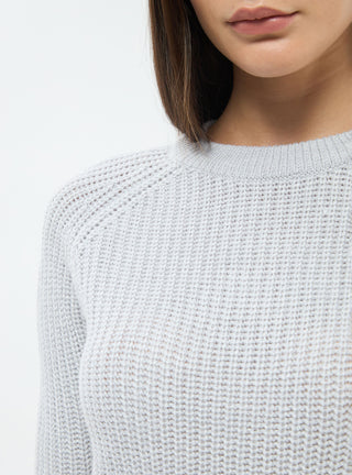 Maglia lavorata a costa inglese