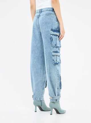 Jeans cargo multitasche