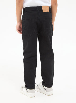 Pantaloni skinny tinta unita