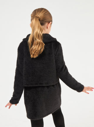 Gonna mini effetto pelo