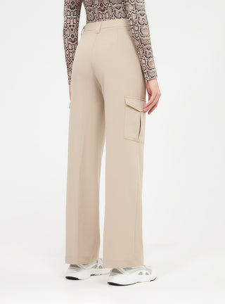 Pantaloni cargo tinta unita