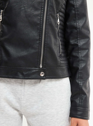 Chiodo effetto pelle