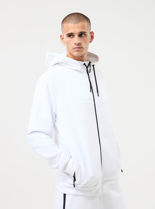 Felpa tecnica con cappuccio e zip