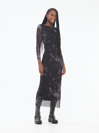 Abito in tulle stampato