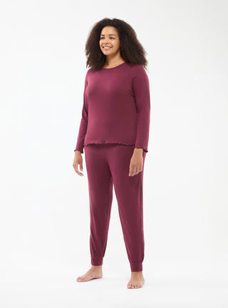 Pantaloni pigiama tinta unita