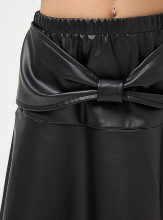 Tüllrock in Lederoptik