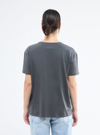 T-shirt ampia stampa AC/DC® con strass