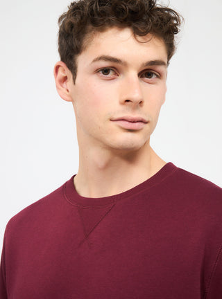 Felpa senza cappuccio tinta unita