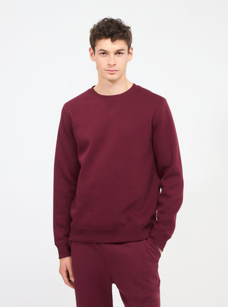 Felpa senza cappuccio tinta unita