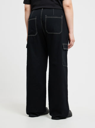 Pantaloni cargo tinta unita